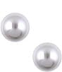 Color:Gold/Pearl - Image 1 - Faux-Pearl Stud Earrings