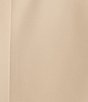 Color:Soft Latte - Image 4 - Stretch Zip Pocket Collarless Wrist Length Sleeve Blazer Jacket