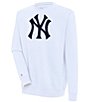Color:New York Yankees White - Image 1 - MLB American League Victory Crew Sweatshirt