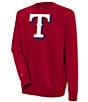 Color:Texas Rangers Dark Red - Image 1 - MLB American League Victory Crew Sweatshirt