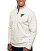 Color:St Louis Blues Oatmeal - Image 1 - NHL Western Conference Gambit Quarter-Zip Pullover
