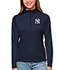 Color:New York Yankees Navy - Image 1 - Women's MLB American League Tribute Pullover