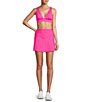 Color:Bright Pink - Image 3 - Active Elite High Rise Coordinating Mini Tennis Skirt