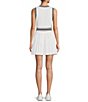 Color:White and Black - Image 2 - Active Rally Pleated Tennis Mini Dress