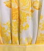 Color:Yellow Floral - Image 3 - Brynn Printed Cotton Voile Mock Neck Long Sleeve Dress