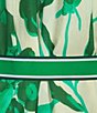 Color:Green Floral - Image 3 - Brynn Printed Voile Mock Neck Long Sleeve Shirt Dress