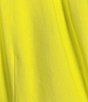Color:Lime - Image 3 - Charlie Linen Blend One Shoulder Shift Dress