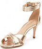 antonio melani paislee satin ankle strap platform dress sandals