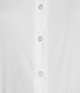 Color:White - Image 6 - Greta Long Sleeve Point Collar Poplin Bodysuit