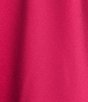 Color:Raspberry - Image 3 - Marine Satin Halter Midi Dress