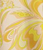 Color:Sun Paisley - Image 4 - Polina Point Collar Long Sleeve Satin Paisley Coordinating Button Down Blouse