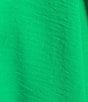 Color:Fern - Image 3 - Raffaella Split V-Neck Tie Waist Long Sleeve Dress
