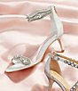 antonio melani paislee satin ankle strap platform dress sandals