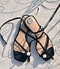 Color:Black - Image 1 - x M.G. Style - The Flat Wrap Sandals