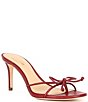 Color:Salsa - Image 2 - x The Style Bungalow Amore Bow Leather Dress Sandals