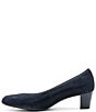 Color:Midnight Blue - Image 4 - Kelly Leather Dotted Pumps