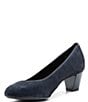 Color:Midnight Blue - Image 5 - Kelly Leather Dotted Pumps