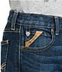 Color:Blue - Image 4 - Big Boys 7-16 B4 Relaxed Stretch Legacy Bootcut Jeans