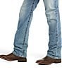 Color:Blue - Image 5 - M2 Relaxed Stirling Stretch Bootcut Jeans