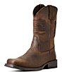 Color:Distressed Brown - Image 3 - Men's Rambler Patriot Western Boots
