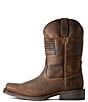 Color:Distressed Brown - Image 4 - Men's Rambler Patriot Western Boots