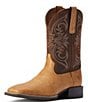 Color:Matte Tan Buck/Crunch Chocolate - Image 3 - Men's Sport Pardner Western Boots