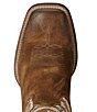 Color:Antique Mocha/Sand Camo Print - Image 5 - Men's Sport Patriot Camo Western Boots