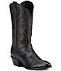Color:Black - Image 1 - Women's Heritage R Toe Leather Western Boots