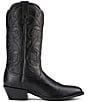 Color:Black - Image 2 - Women's Heritage R Toe Leather Western Boots