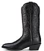 Color:Black - Image 4 - Women's Heritage R Toe Leather Western Boots