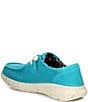 Color:Brightest Turquoise - Image 3 - Women's Hilo Leather Apron Toe Slip-Ons
