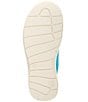 Color:Brightest Turquoise - Image 6 - Women's Hilo Leather Apron Toe Slip-Ons