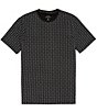 Color:Black - Image 1 - Allover Logo Short Sleeve T-Shirt