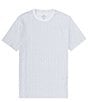 Color:White - Image 1 - Allover Logo Short Sleeve T-Shirt