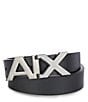 Color:Black - Image 2 - AX 1#double; Reversible Leather Belt