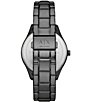 Color:Gunmetal - Image 3 - Men's Dante Multifunction Gunmetal Tone Stainless Steel Bracelet Watch