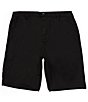 Color:Black - Image 1 - Solid Twill 8#double; Inseam Stretch Shorts
