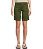 Color:Grape Leaf - Image 1 - Arden V2 Twill Solid Bermuda Shorts