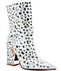 Color:Silver - Image 1 - Agave Oversized Rhinestone Booties