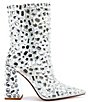 Color:Silver - Image 2 - Agave Oversized Rhinestone Booties