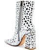 Color:Silver - Image 3 - Agave Oversized Rhinestone Booties