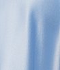 Color:Sky Blue - Image 4 - Cowl Neck Lace Up Rhinestone Back Long Satin Dress