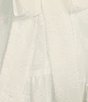 Color:White - Image 3 - Flutter Short Sleeve V-Neck Ruffle Trim Floral Printed Dress