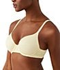 Color:Pastel Yellow - Image 3 - Future Foundation Brushed Lace T-Shirt Bra