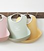 Color:Yellow/Green - Image 2 - BABYBJORN 2-Pack BPA -Free Catchable Baby Bib