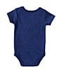 Color:Blue - Image 2 - Baby Boys 3-12 Months Short-Sleeve I'm A Big Hit Bodysuit
