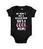 Color:Black - Image 1 - Baby Starters Baby Girls 3-12 Months Short-Sleeve She's A Cool Mom Bodysuit