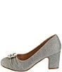Color:Silver - Image 3 - Girls' Athena Glitter Jewel Ornament Pumps (Youth)