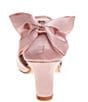 Color:Pink - Image 2 - Girls' Scarlett Satin Bow Embellished Ankle Strap Pumps (Youth)