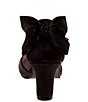Color:Black - Image 2 - Girls' Scarlett Satin Bow Embellished Ankle Strap Pumps (Youth)